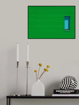 Blue Window Poster och Canvastavla