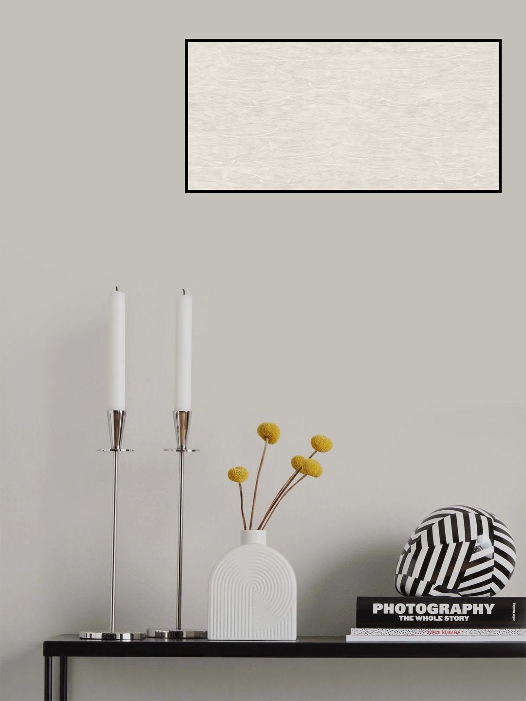 Hla026  100dpi Waves Grey Poster och Canvastavla