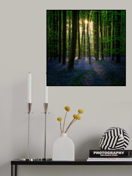 Purple Blue Poster och Canvastavla