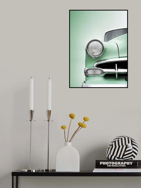 US classic car 1954 Bel Air Powerglide Poster och Canvastavla