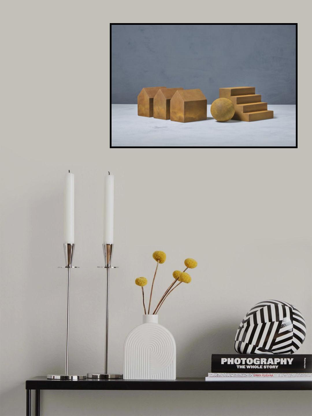 Rusted city Poster och Canvastavla
