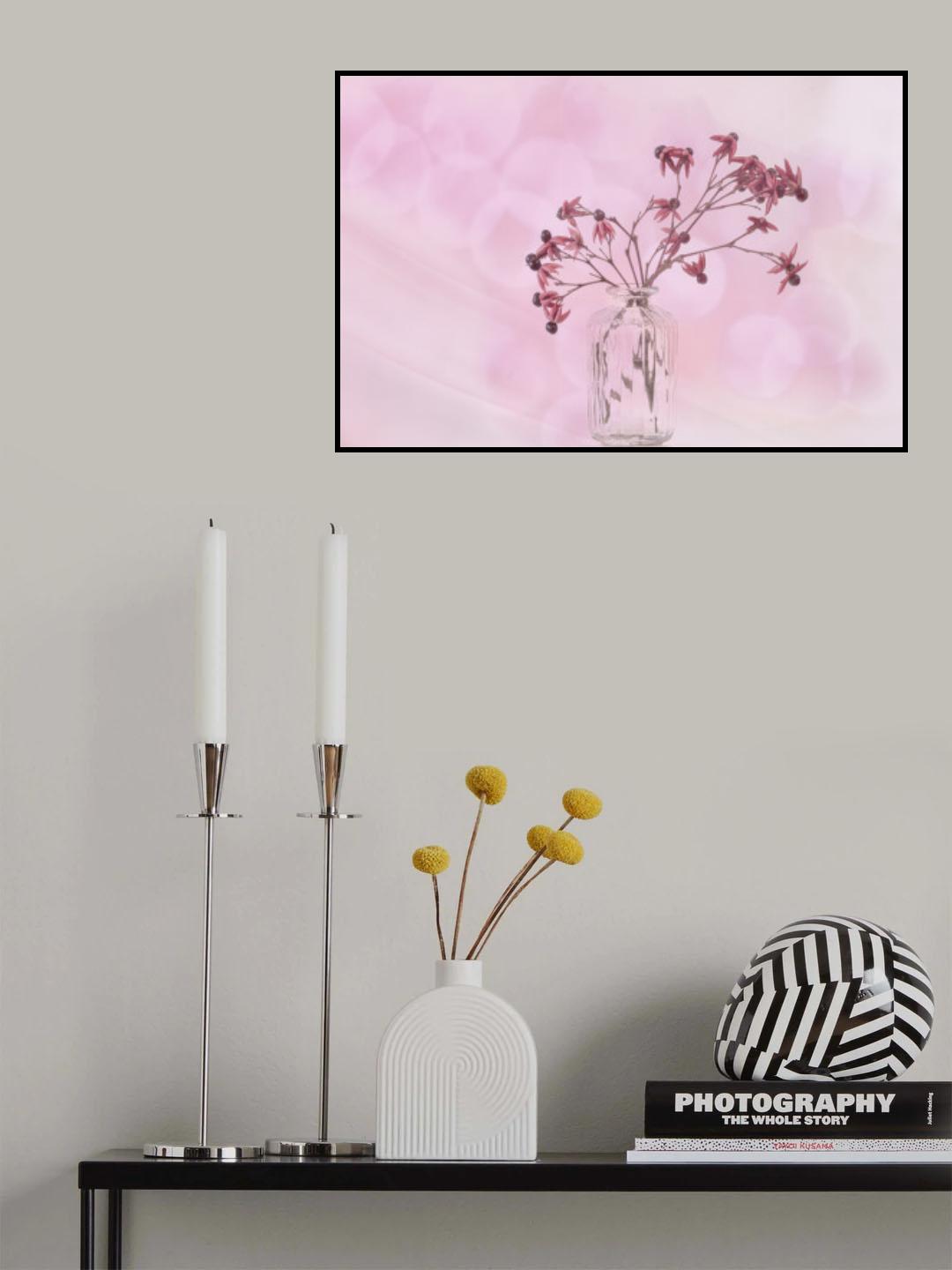 Pink Poster och Canvastavla