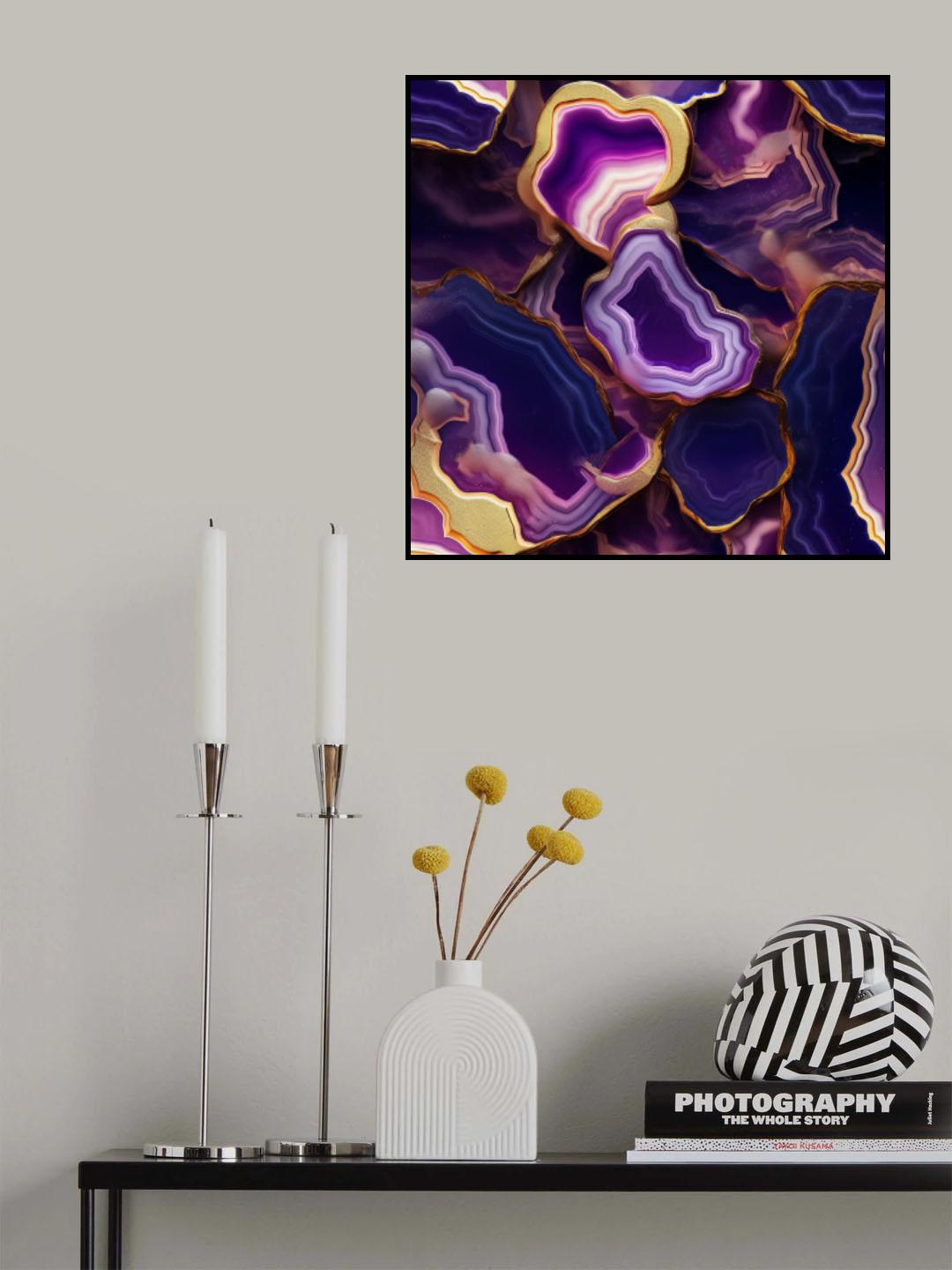 Agate 57 Poster och Canvastavla