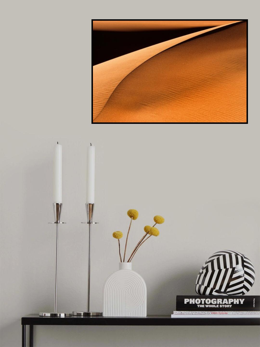 Golden Dunes Poster och Canvastavla