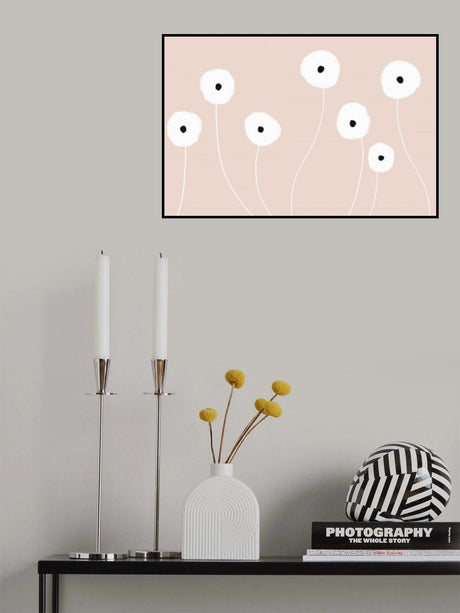 Scandi Flowers No 1 Poster och Canvastavla
