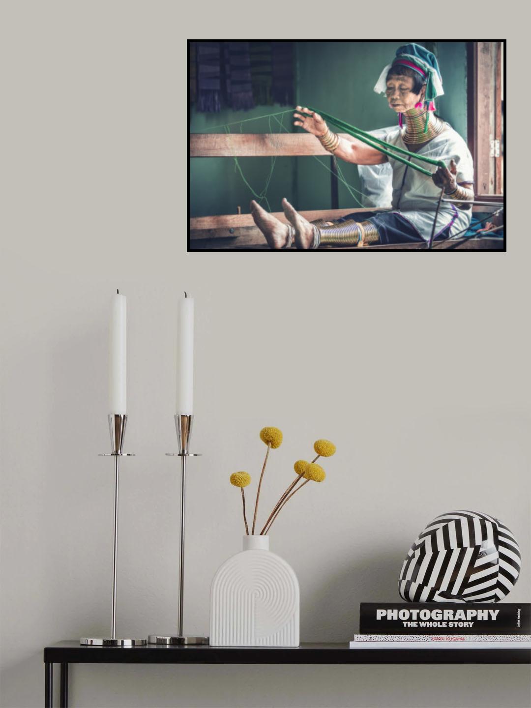 Weaving Poster och Canvastavla