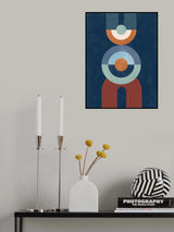 3x4 Aspectratiobluerust50 Poster och Canvastavla