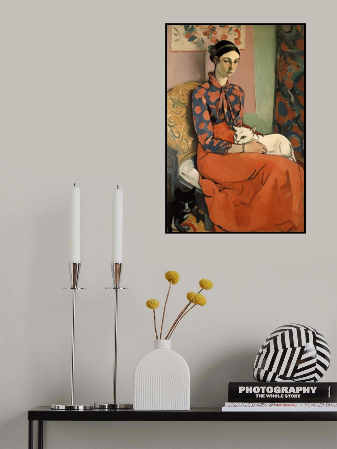 Norma And Cats Poster och Canvastavla