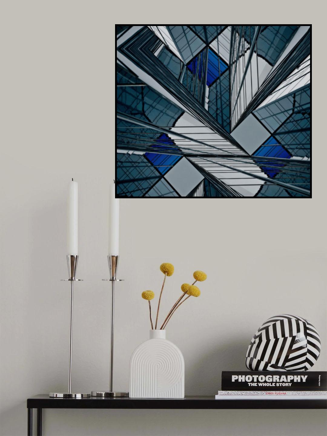 blue points Poster och Canvastavla