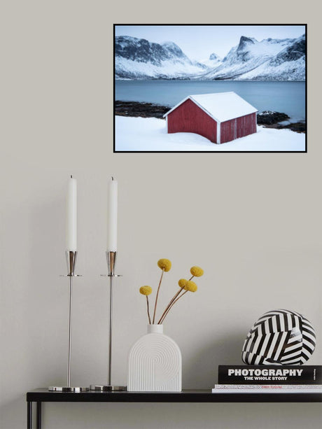 Red hut Poster och Canvastavla