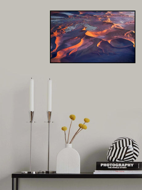 Sesriem aerial view 2 A734100 Poster och Canvastavla