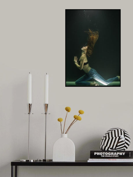 underwater artistic portrait shooting Poster och Canvastavla