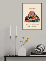 Laundry Time More Important Pile Pictufy Poster och Canvastavla