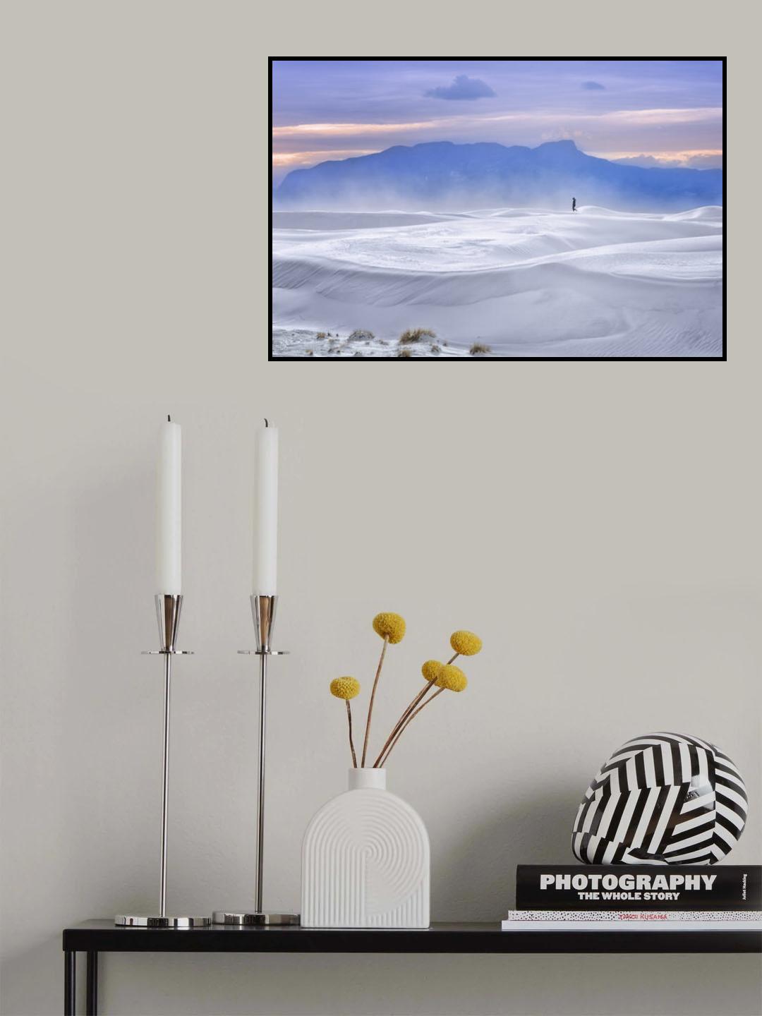 White sand sunset Poster och Canvastavla