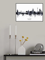 Cologne Germany Skyline Poster och Canvastavla
