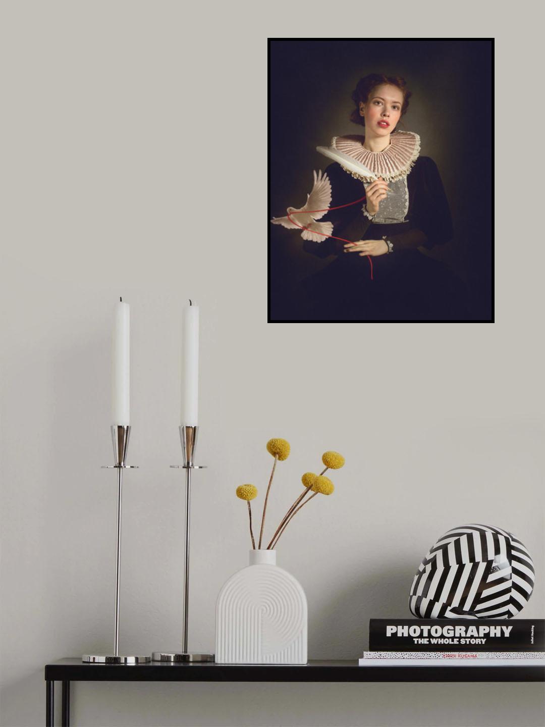 Poetic portrait Poster och Canvastavla