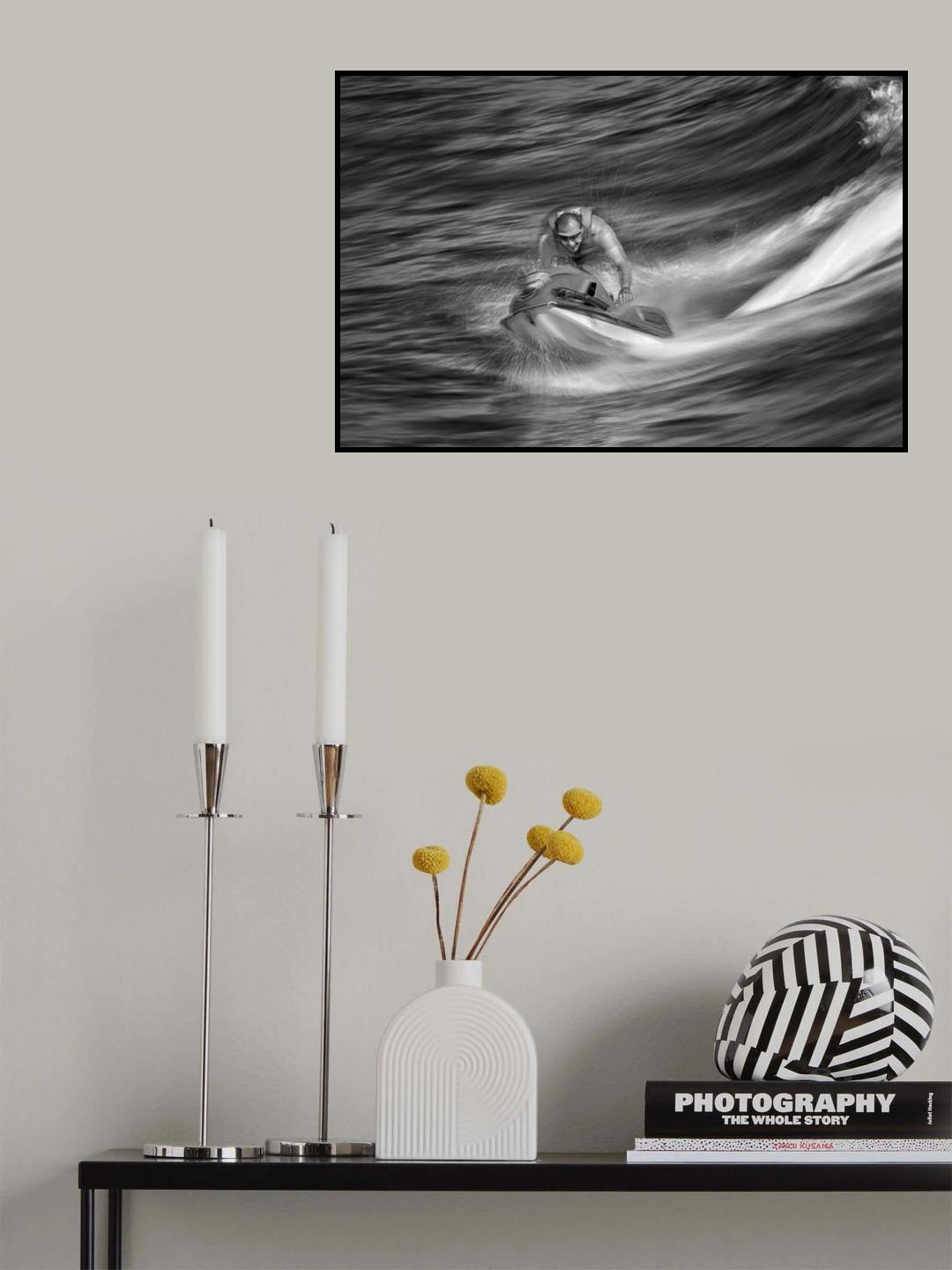 Speed jet Poster och Canvastavla