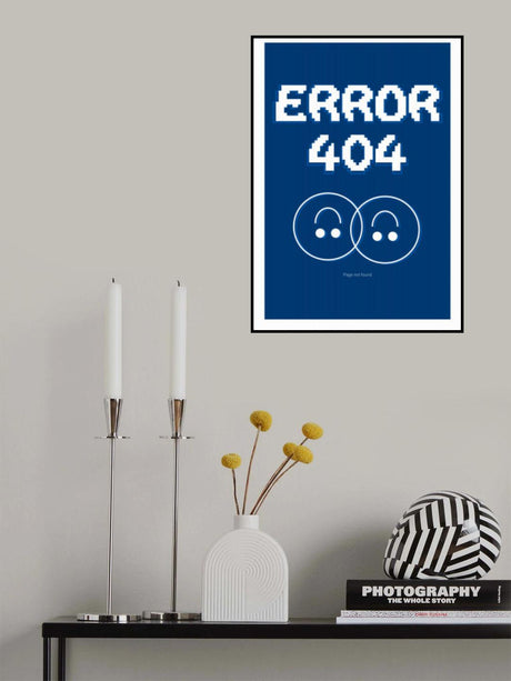 ERROR 404 Poster och Canvastavla