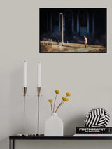 Following elongated line Poster och Canvastavla