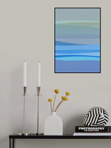 Blue Abstract I Poster och Canvastavla