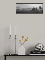 Foggy Morning to school Poster och Canvastavla