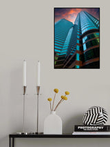 Hong Kong City Sunset Poster och Canvastavla