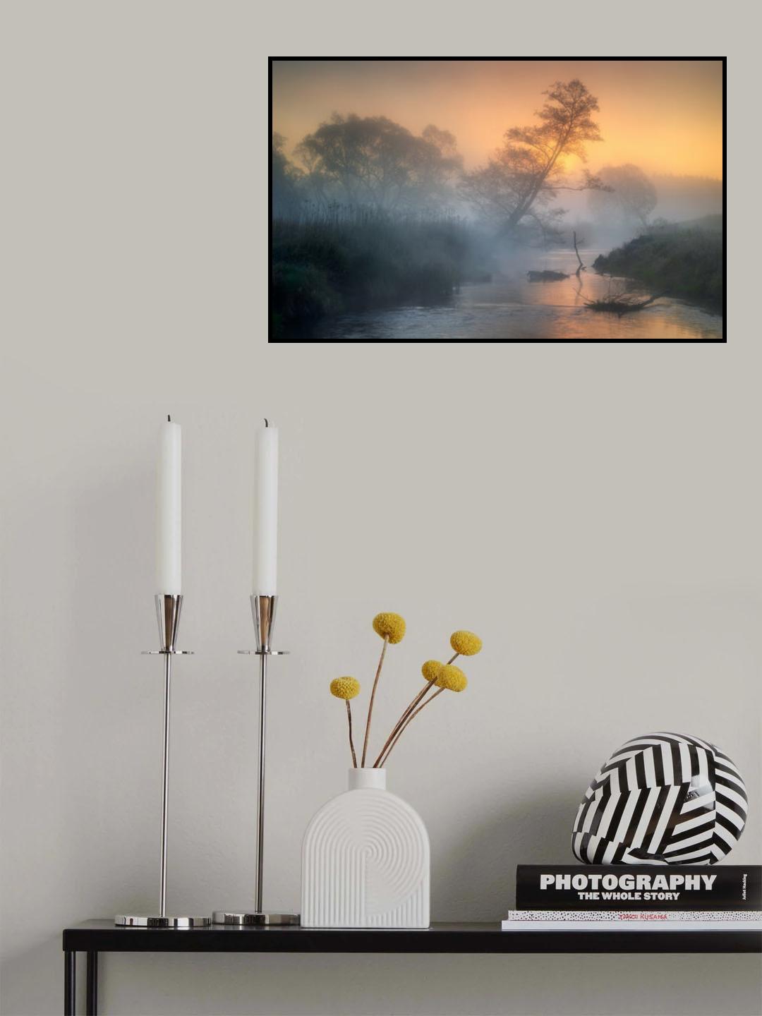 Misty river Poster och Canvastavla