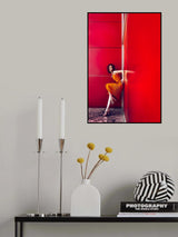 The Red Corner Poster och Canvastavla