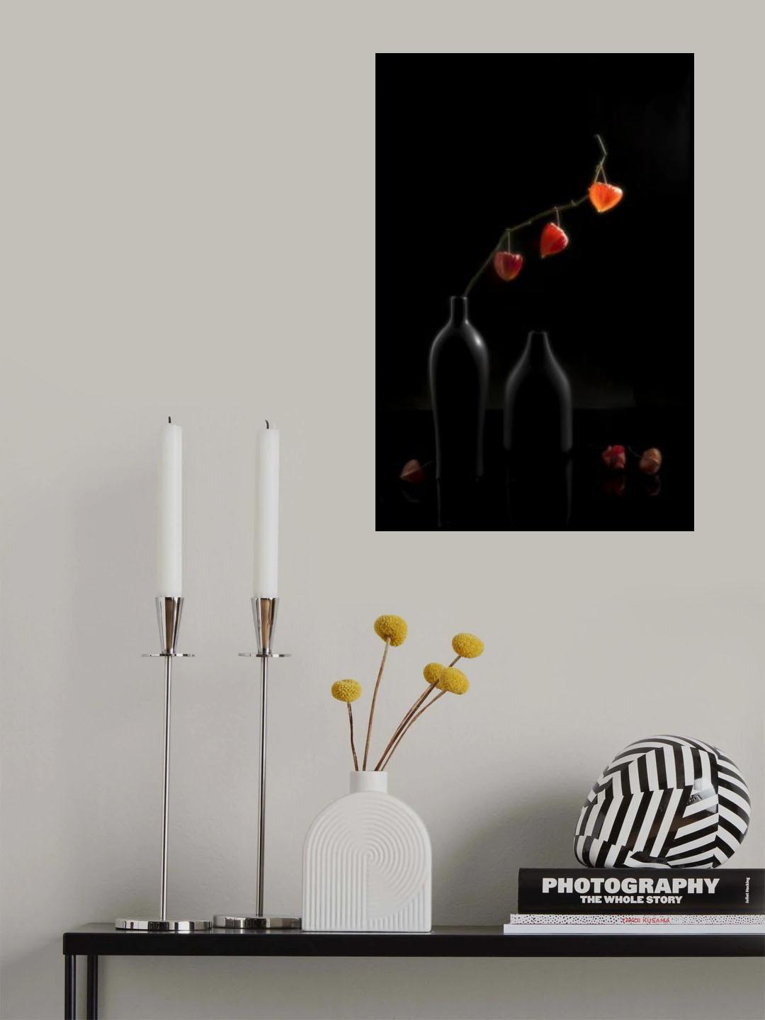 Red and black Poster och Canvastavla