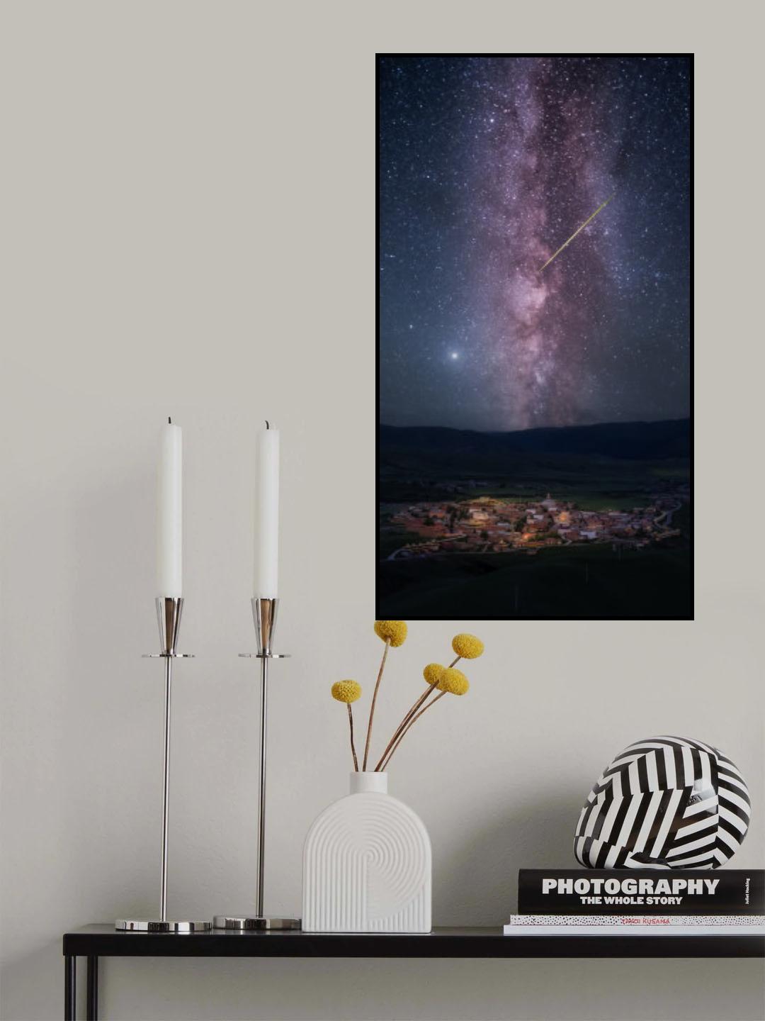 The Night at Langyi Temple Poster och Canvastavla
