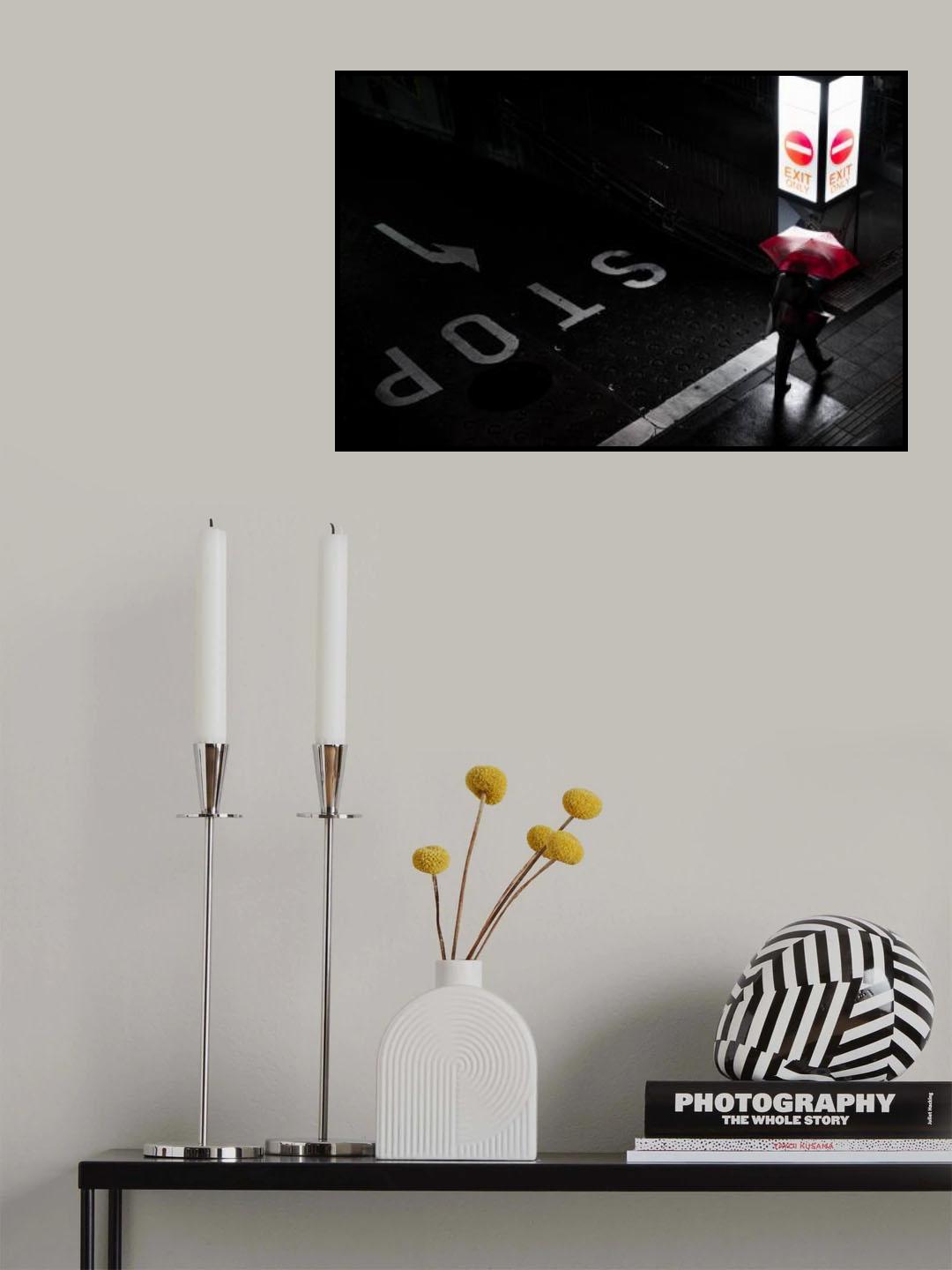 STOP Poster och Canvastavla