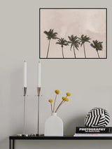 Windy Palm Trees Poster och Canvastavla