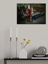 Smoking monk Poster och Canvastavla