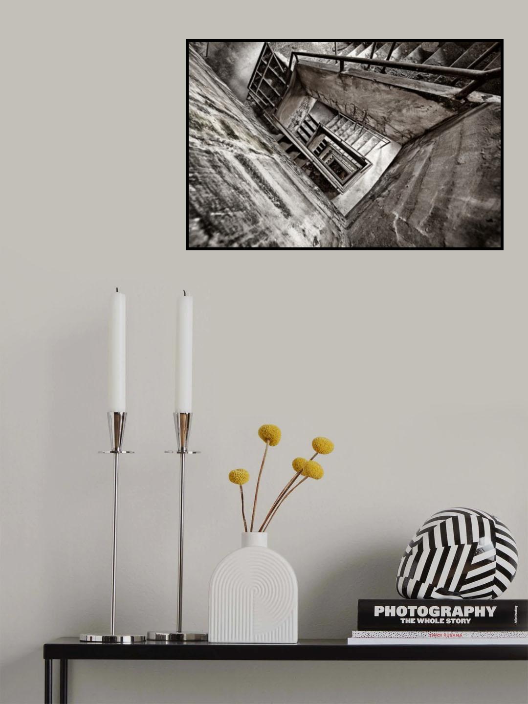 Staircase Poster och Canvastavla