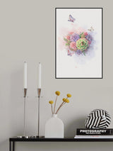 Vintage Succulent (1) Poster och Canvastavla