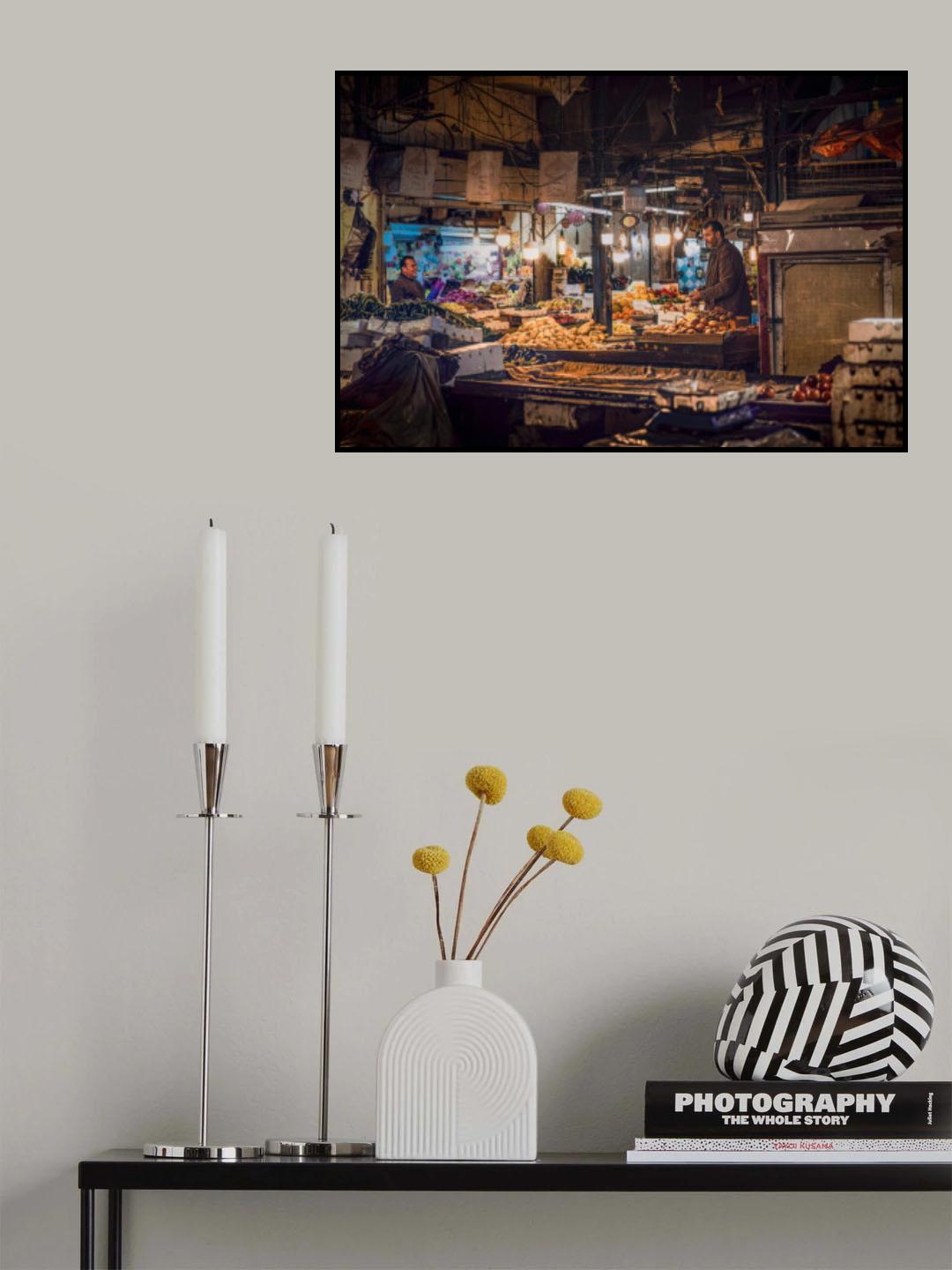 Night market of Amman Poster och Canvastavla