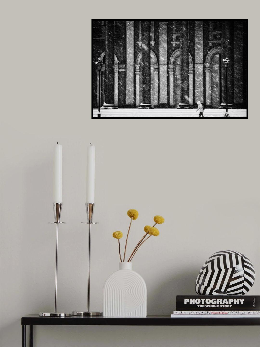 In white Poster och Canvastavla