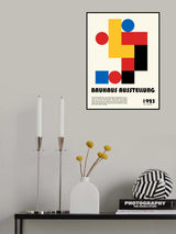 Bauhaus Ausstellung Poster och Canvastavla