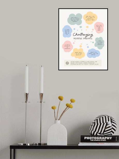 Negative Thoughts Poster och Canvastavla