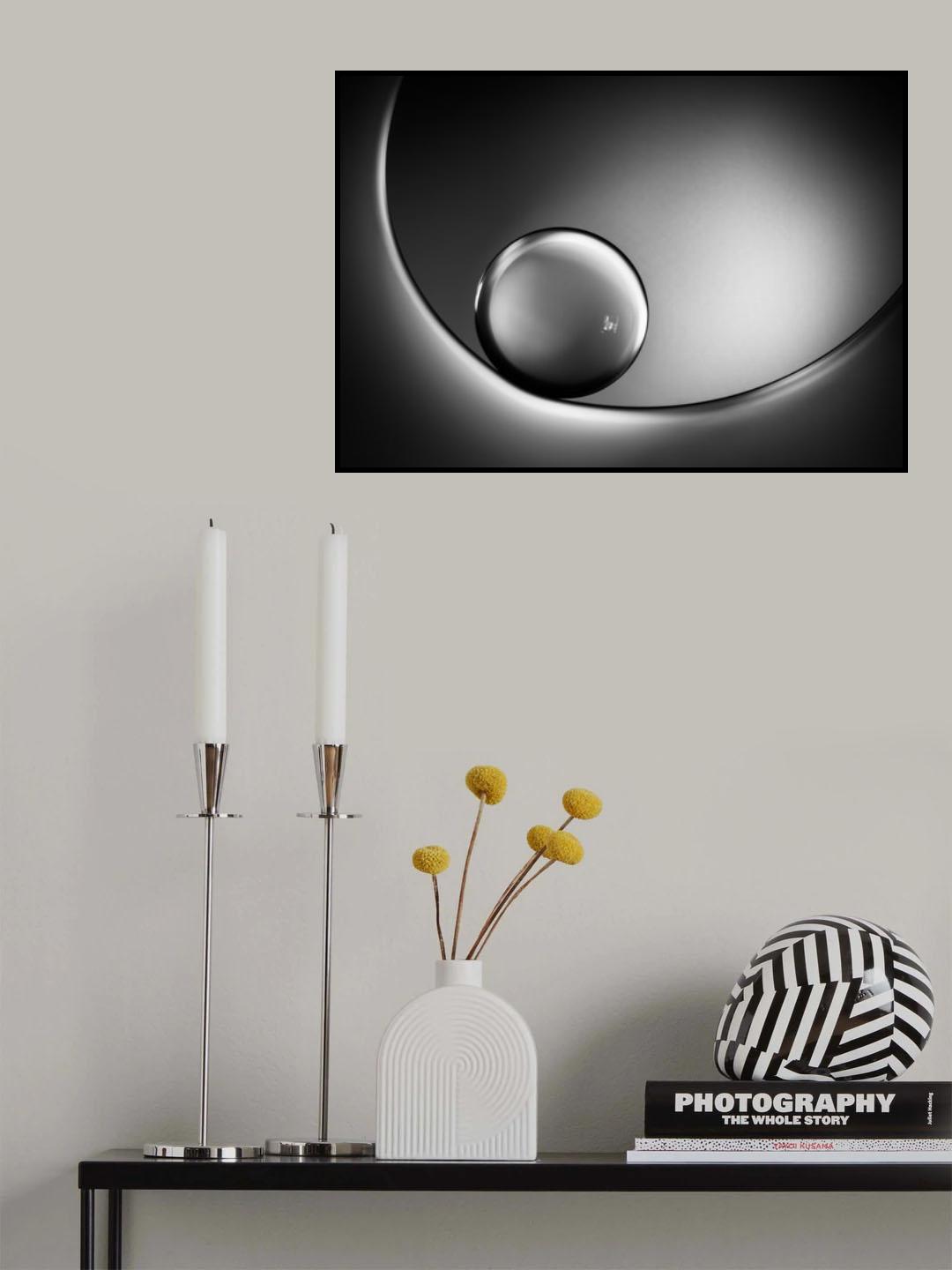 Bubble on the Moon Poster och Canvastavla