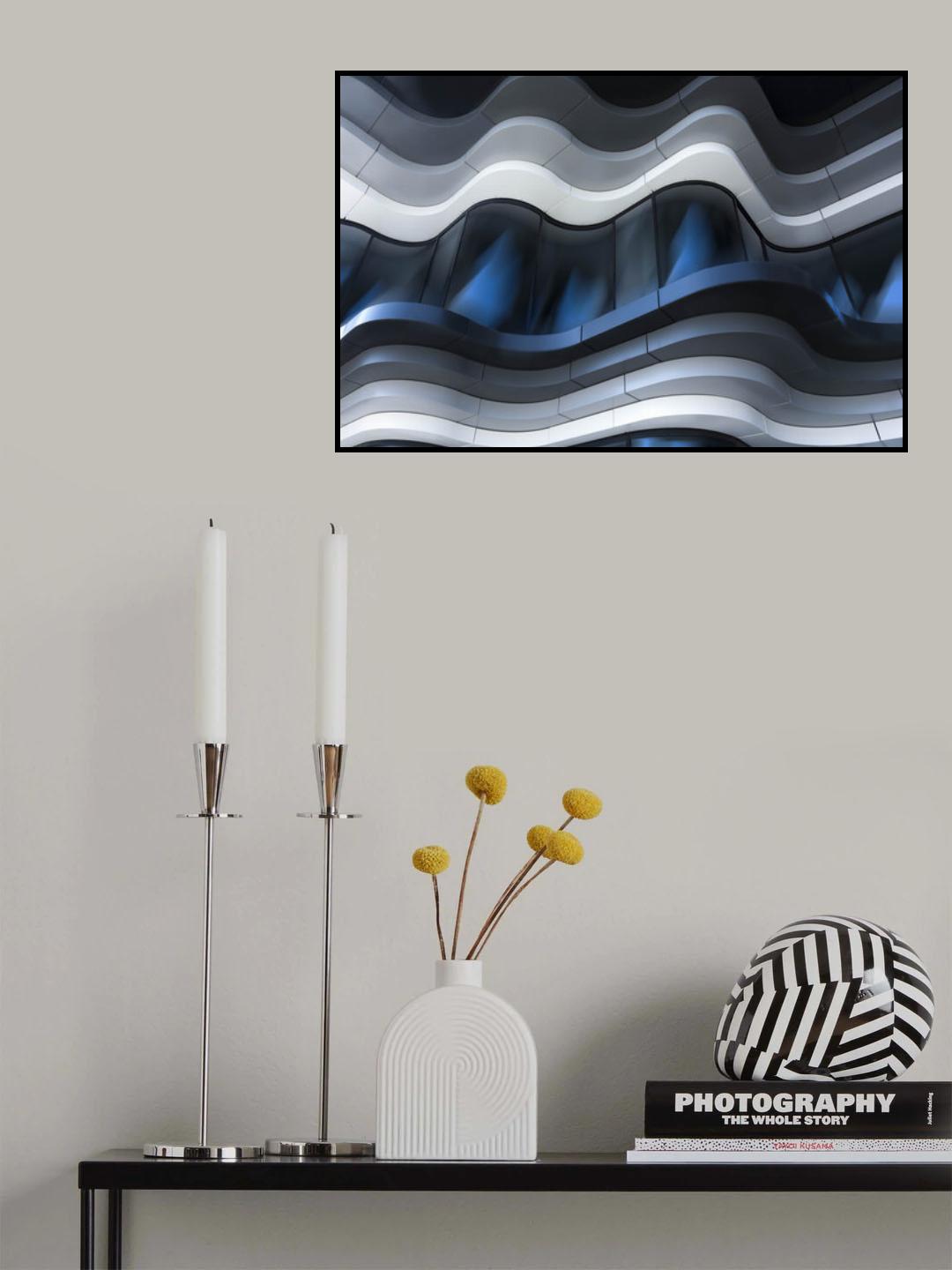 Wavy facade Poster och Canvastavla