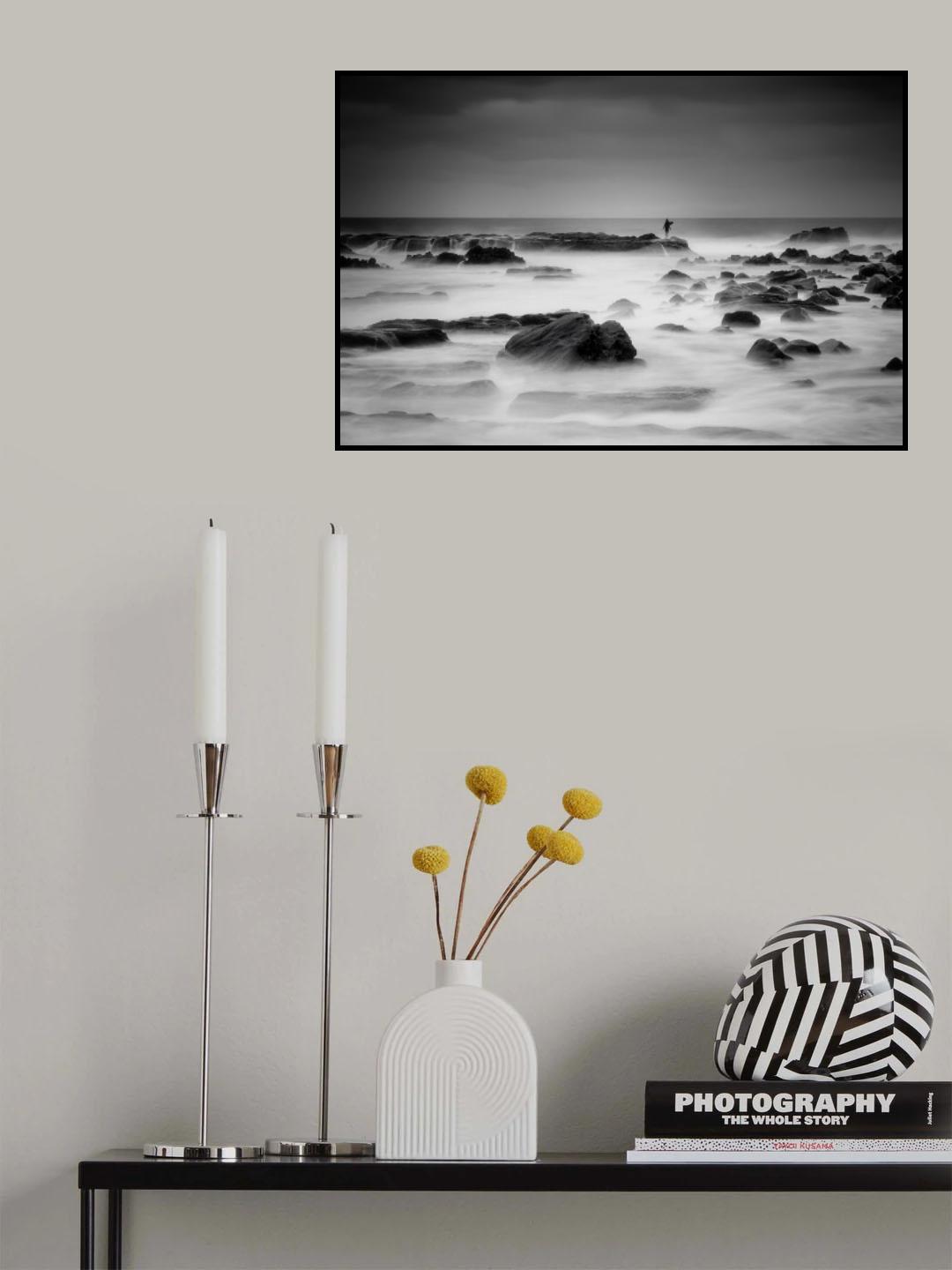 white silence Poster och Canvastavla