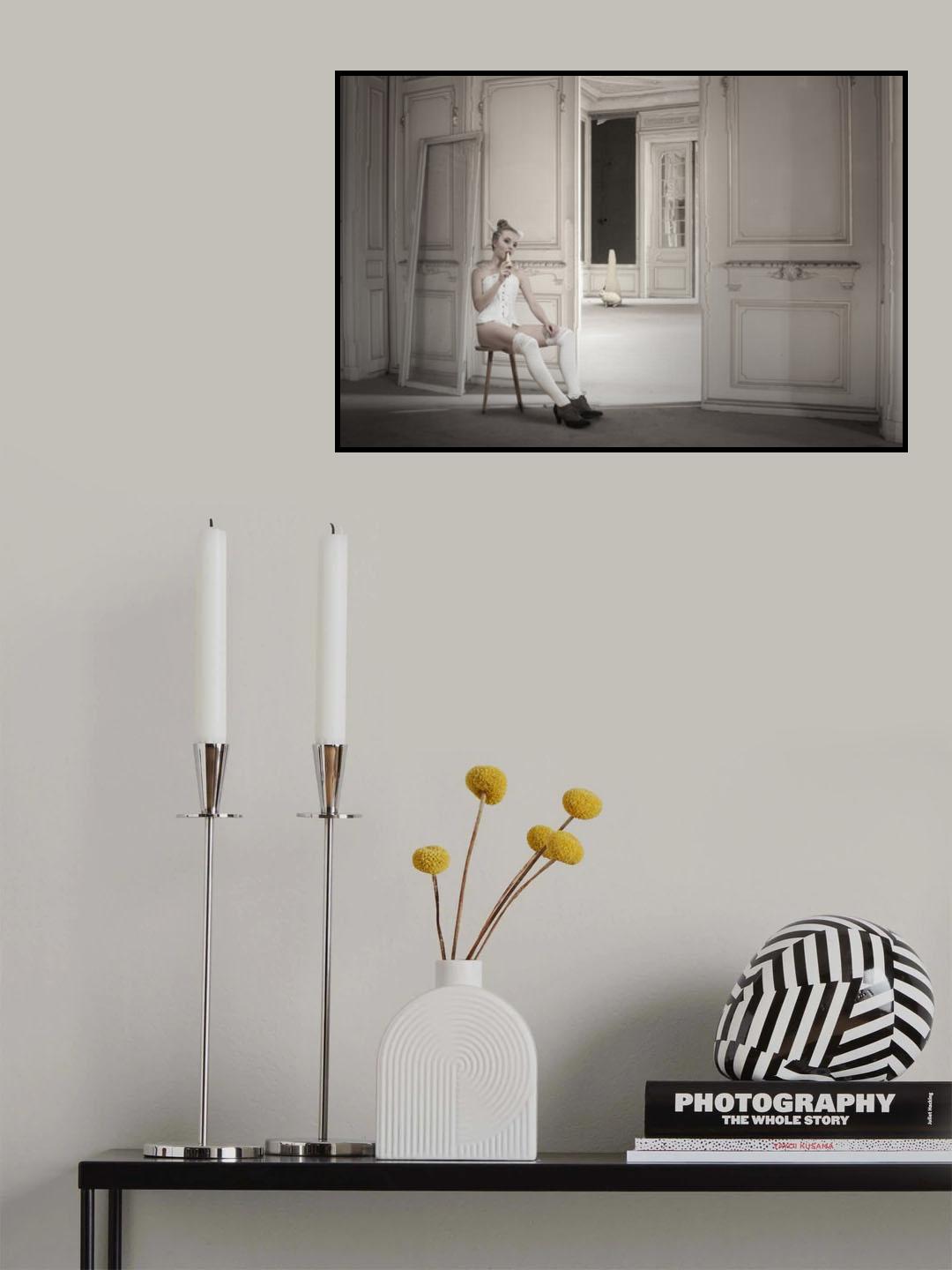 White rabbit´s dream Poster och Canvastavla