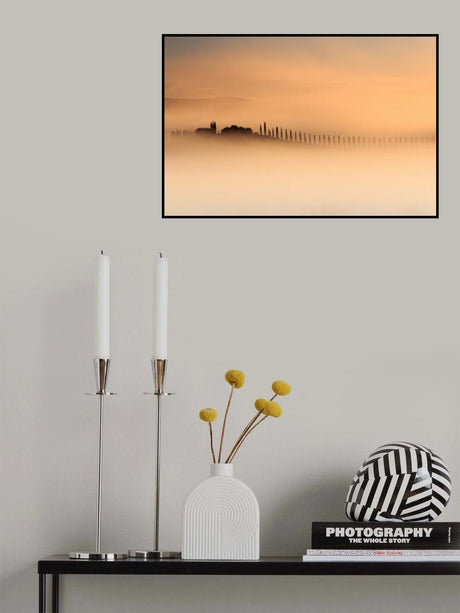 Foggy sunrise Poster och Canvastavla