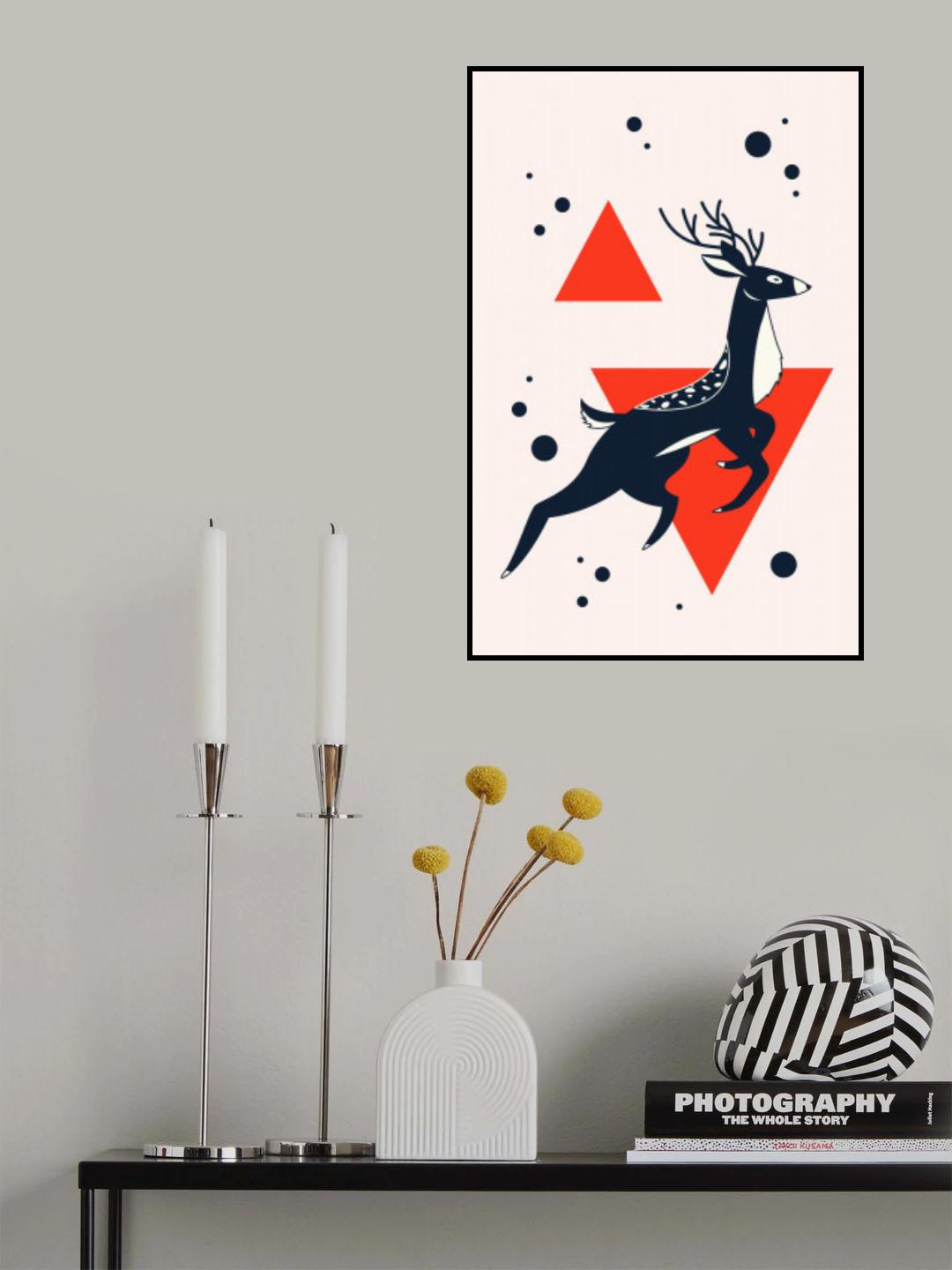 Abstract Deer #1 Poster och Canvastavla