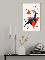 Abstract Deer #1 Poster och Canvastavla