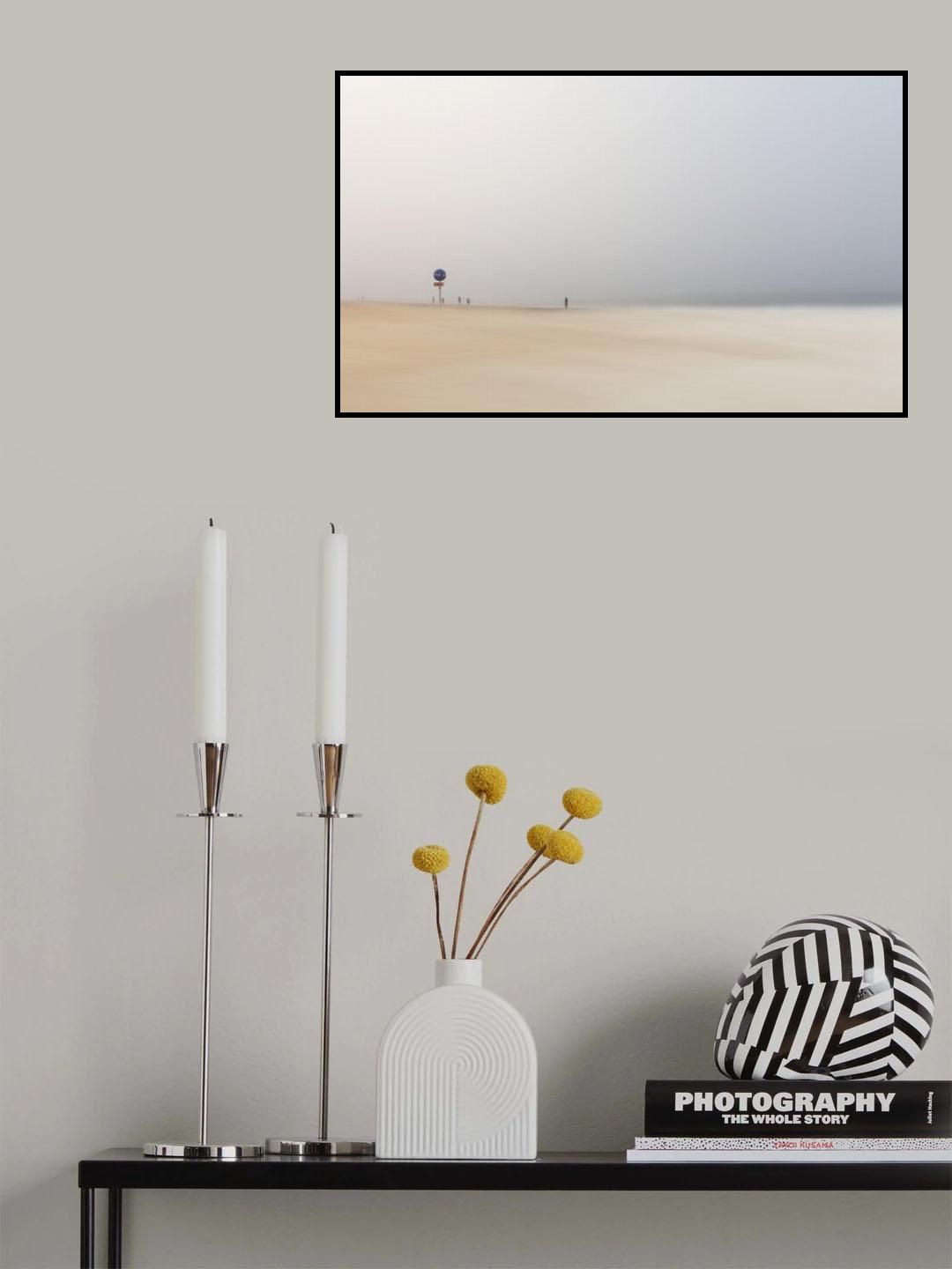 autumn on the beach Poster och Canvastavla