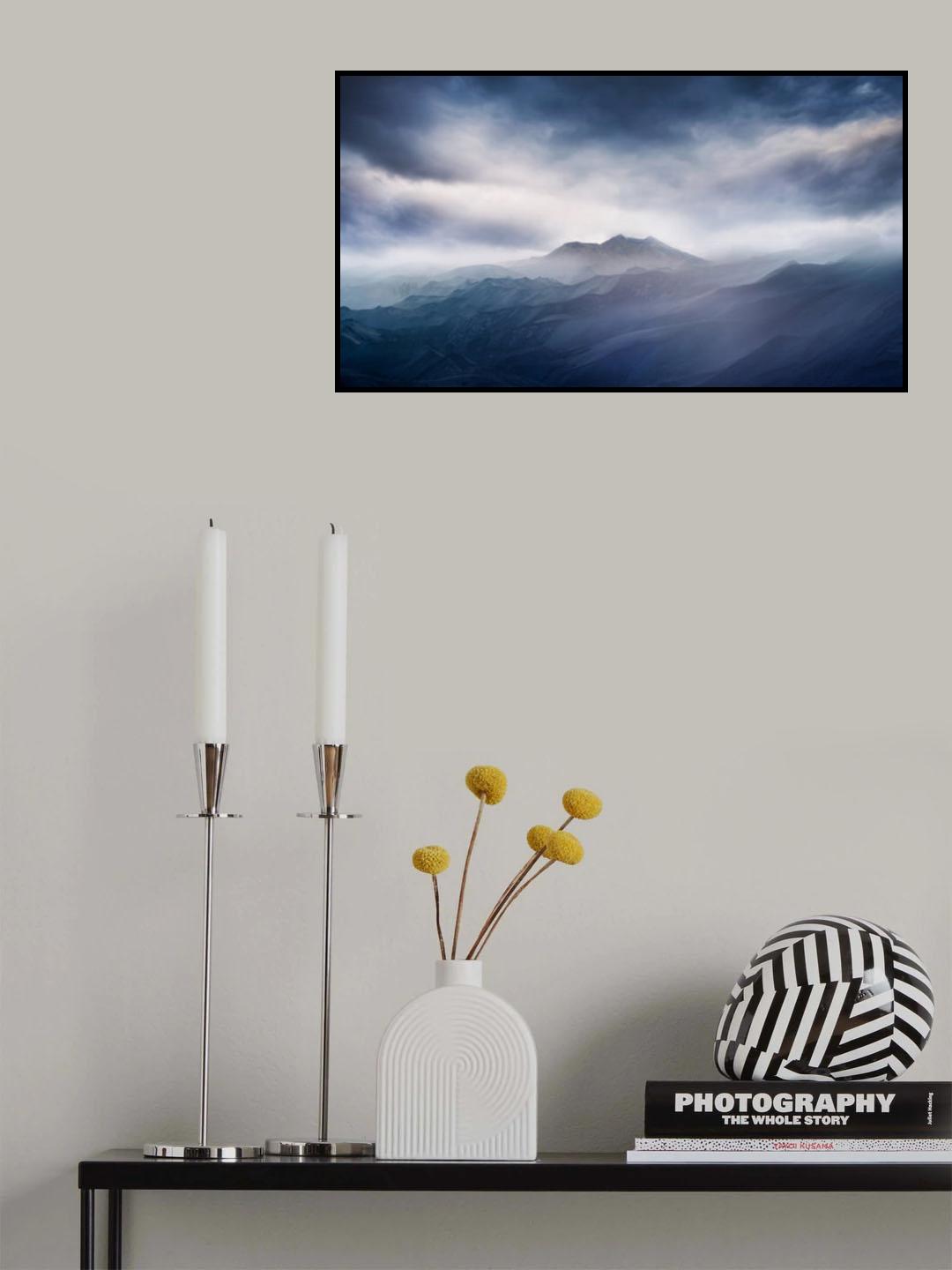 Blue Poster och Canvastavla