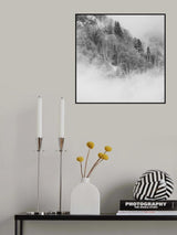 the foggy mountain Poster och Canvastavla