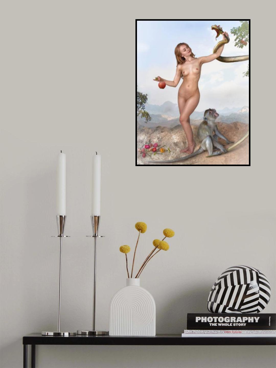 Eve does not want an apple Poster och Canvastavla